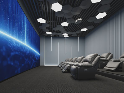 现代视听室、影音室