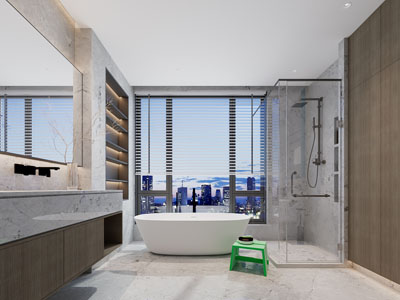 现代卫浴间、洗手间