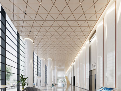 现代酒店大堂前台接待