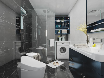 现代卫浴间、洗手间