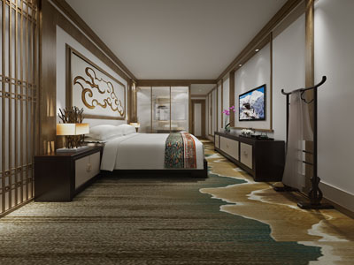 新中式酒店客房
