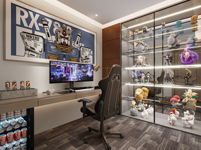 现代电竞游戏包房