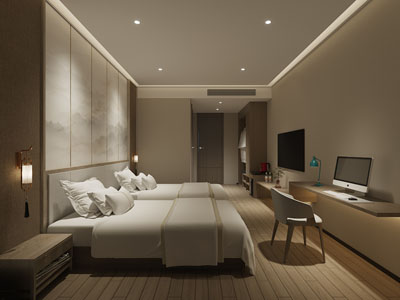 新中式酒店客房