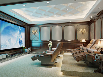 欧式视听室、影音室