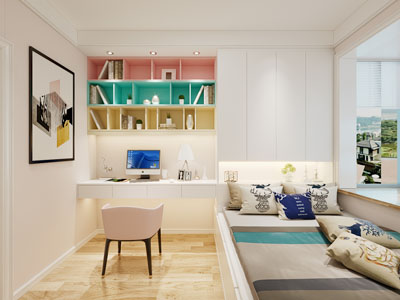 现代榻榻米卧室、儿童房