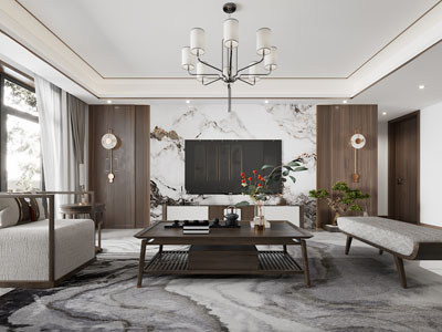 新中式客厅