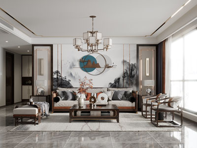 新中式客厅