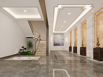 新中式楼梯间、走廊过道