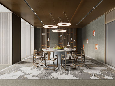 新中式酒店包厢包间