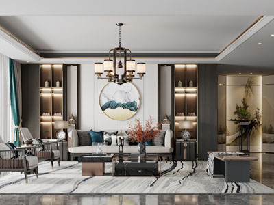 新中式客厅