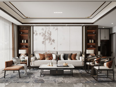 新中式客厅