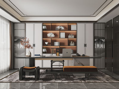 新中式书房