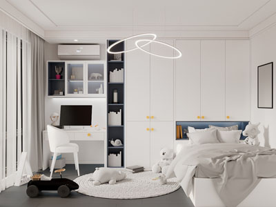 现代榻榻米卧室、儿童房