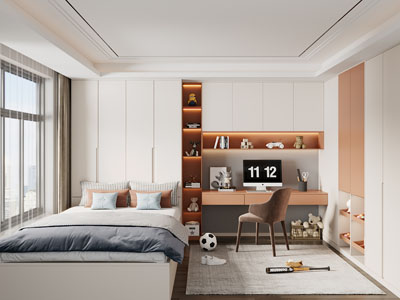 现代榻榻米卧室、儿童房