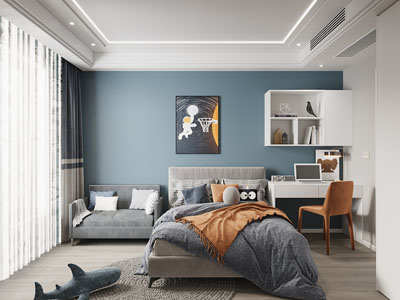 现代卧室、儿童房
