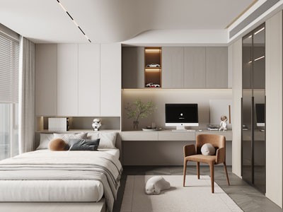 现代榻榻米卧室