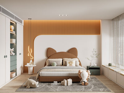 现代卧室、儿童房、公主房
