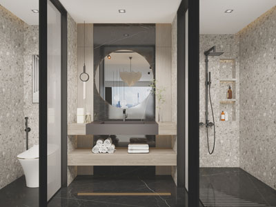 现代卫浴间、洗手间