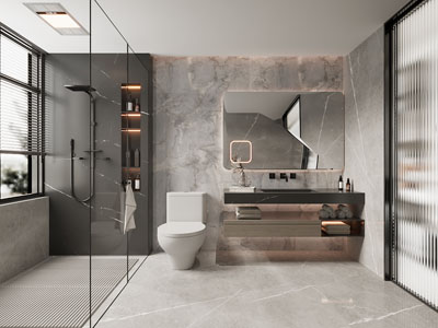 现代卫浴间、洗手间