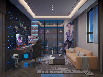 现代游戏电竞包房