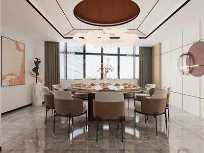 新中式酒店包厢包房