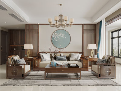 新中式客厅