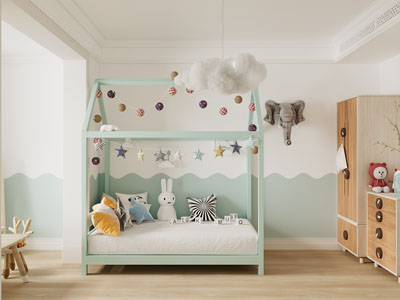 现代卧室、儿童房