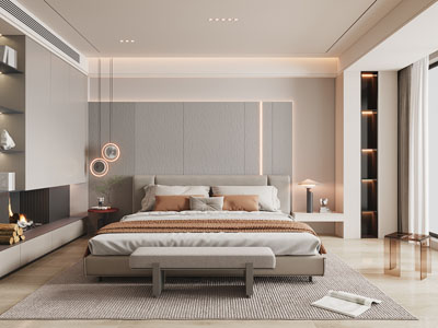 现代卧室
