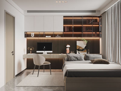 现代榻榻米卧室