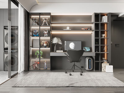 现代书房、电竞室