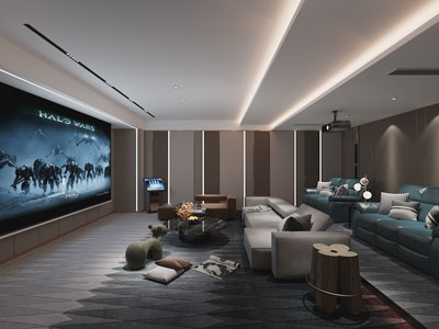 现代影音室、视听室