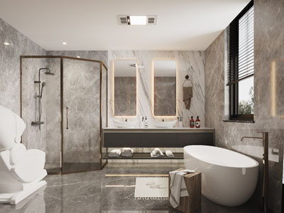 现代卫浴间、洗手间