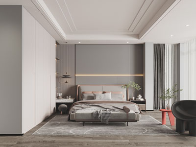 现代卧室