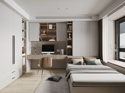 现代榻榻米卧室