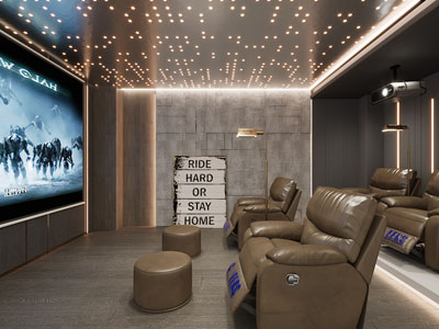 现代视听室、影音室