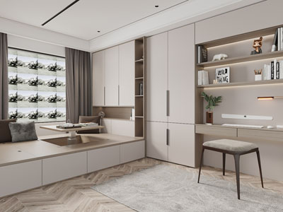 现代榻榻米卧室