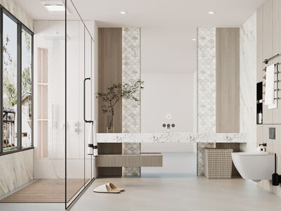 现代卫浴间、洗手间