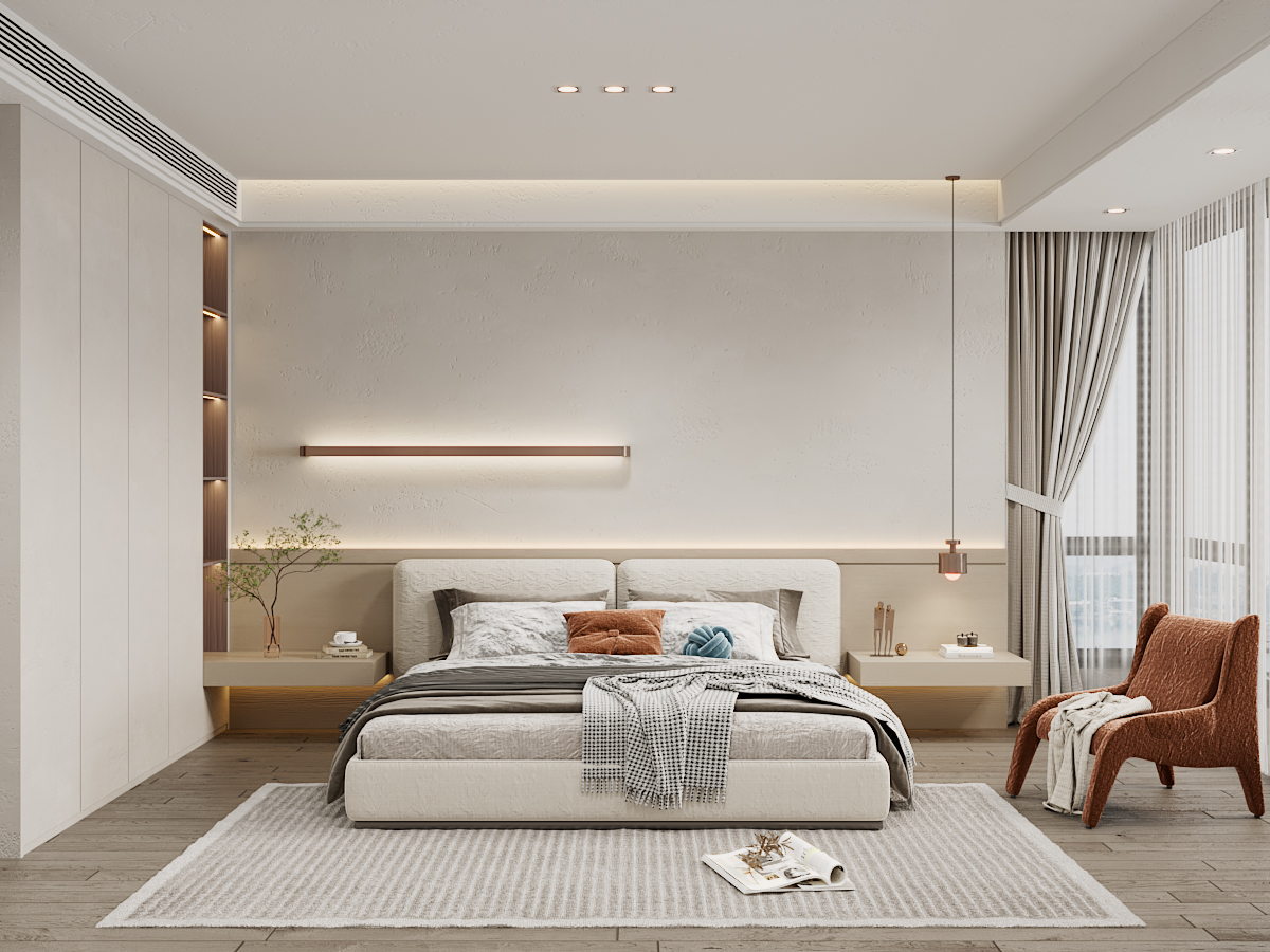 现代卧室