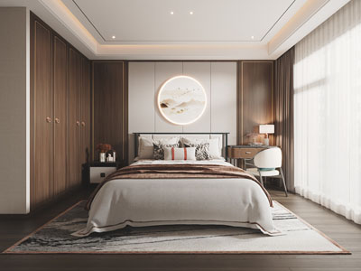 新中式卧室