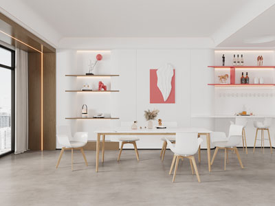 现代餐桌椅组合