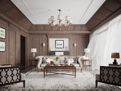 美式客厅