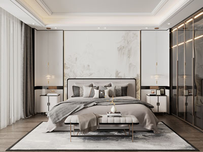 新中式卧室