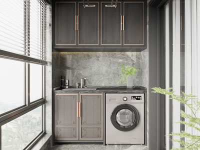 新中式生活阳台