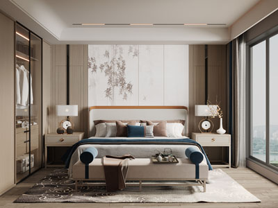 新中式卧室
