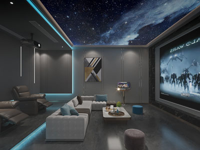 现代影音室、视听室