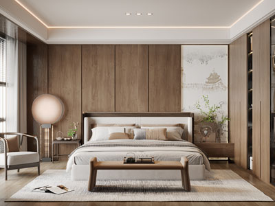 新中式卧室