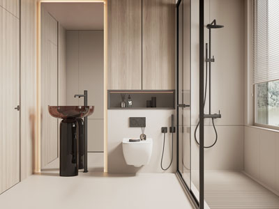 现代洗手间、卫浴间