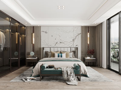 新中式卧室