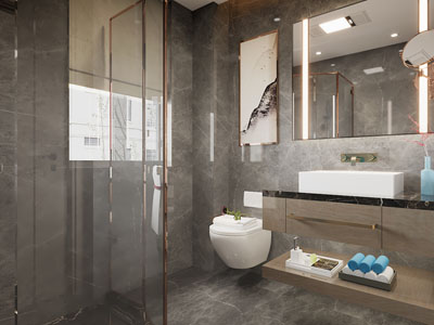 现代轻奢洗手间、卫浴间