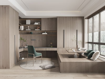 现代榻榻米卧室